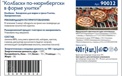 Этикетки на мясную продукцию