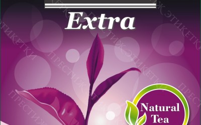 Beta Tea Extra - стикер на черный чай